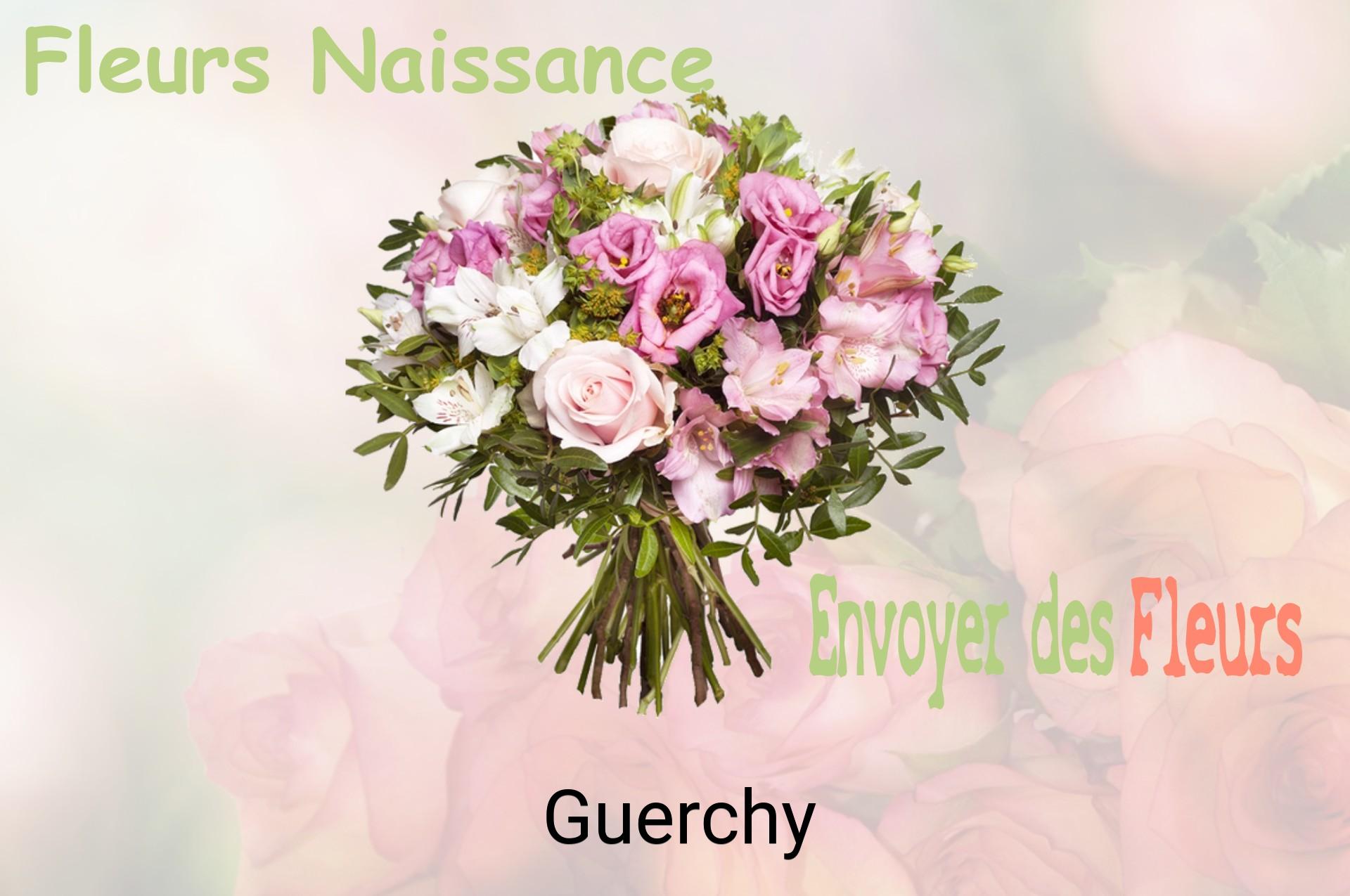 Bouquet de fleurs de naissance livré à Guerchy